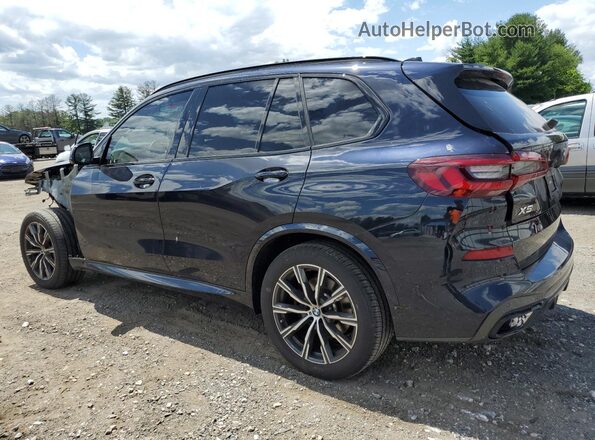 5UXCR6C07N9J93993 2022 BMW X5 Blue Front right