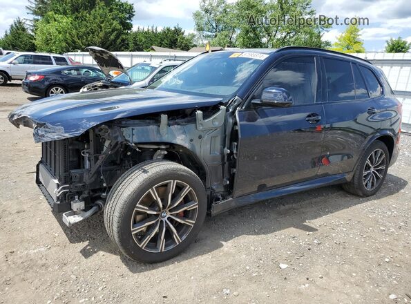 5UXCR6C07N9J93993 2022 BMW X5 Blue Rear left