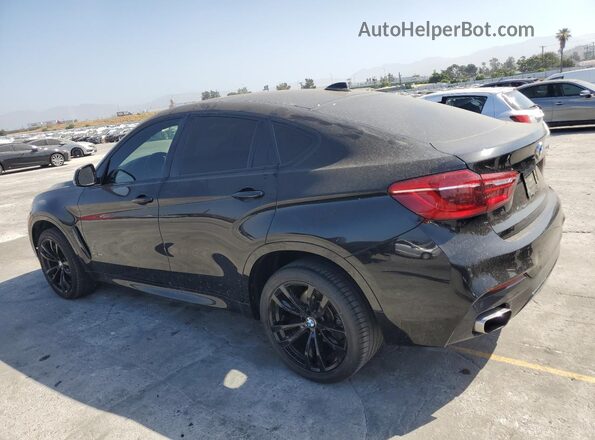 5UXKU6C52KLP60647 2019 BMW X6 Black Задня ліва чверть