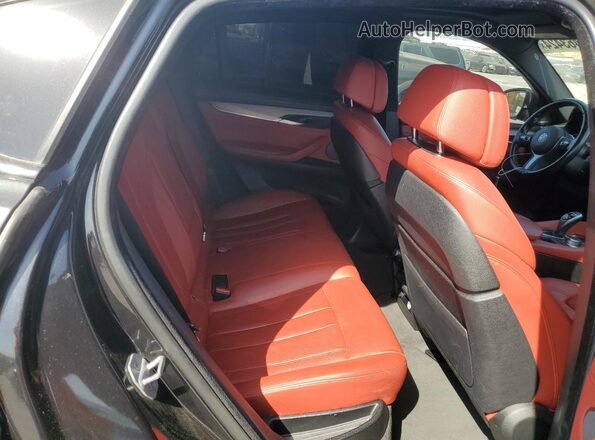 5UXKU6C52KLP60647 2019 BMW X6 Black Вид задньої частини салону