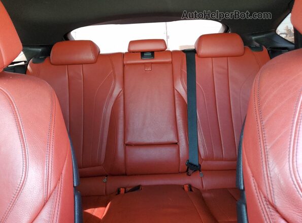 5UXKU6C52KLP60647 2019 BMW X6 Black Вид задніх сидінь
