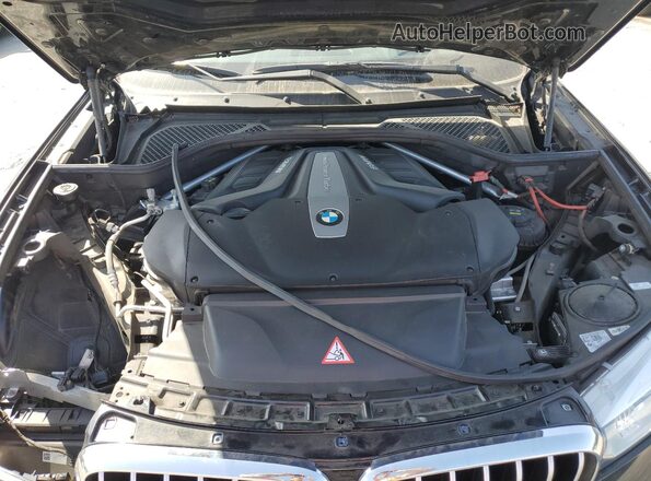 5UXKU6C52KLP60647 2019 BMW X6 Black Вид підкапотного простору