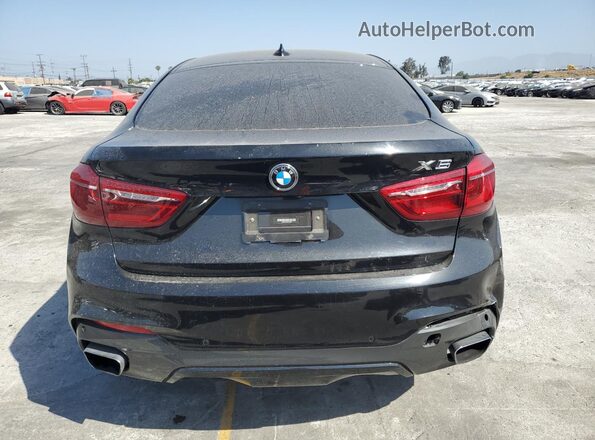 5UXKU6C52KLP60647 2019 BMW X6 Black Вид ззаду
