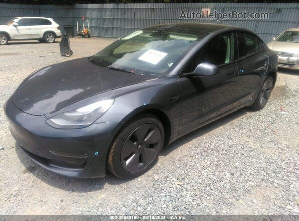 5YJ3E1EB2PF633240 2023 TESLA MODEL 3 Blue Przód lewy