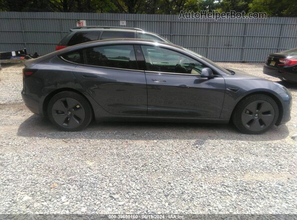 5YJ3E1EB2PF633240 2023 TESLA MODEL 3 Blue Widok wnętrza z tyłu