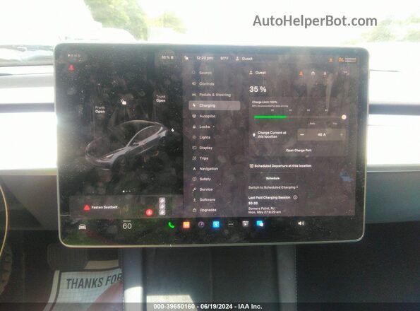 5YJ3E1EB2PF633240 2023 TESLA MODEL 3 Blue 