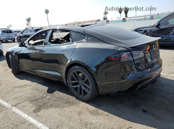5YJSA1E64NF487480 2022 TESLA MODEL Black წინა მარჯვენა