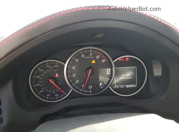 JF1ZCAC17L9701245 2020 SUBARU BRZ Gray Instrument cluster view