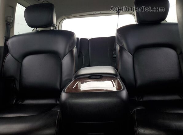 JN8AY2NE6H9704034 2017 NISSAN ARMADA White უკანა სავარძლების ხედი