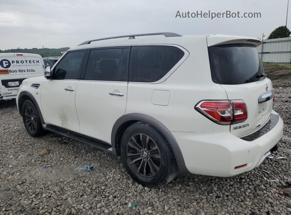 JN8AY2NE6H9704034 2017 NISSAN ARMADA White უკანა მარცხენა