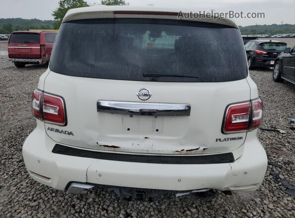 JN8AY2NE6H9704034 2017 NISSAN ARMADA White უკანა ხედი
