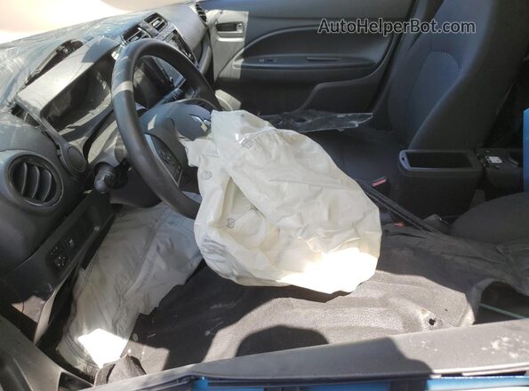 ML32F3FJ9LHF05362 2020 MITSUBISHI MIRAGE Blue წინა სალონის ხედი