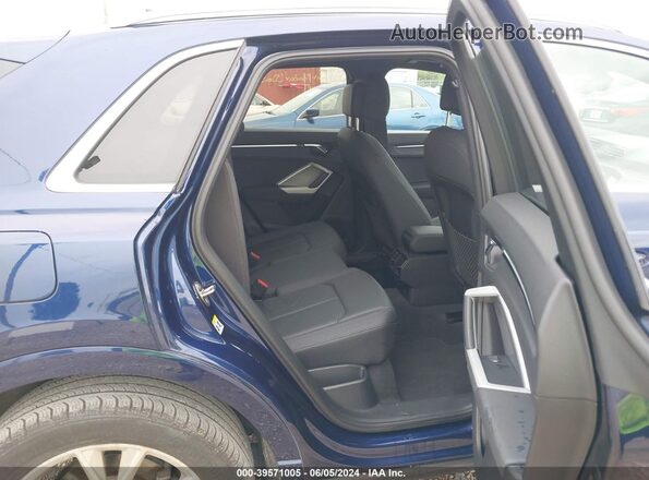 WA1DECF38M1016317 2021 AUDI Q3 Blue VIN sticker view