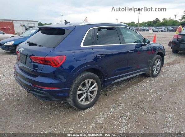 WA1DECF38M1016317 2021 AUDI Q3 Blue Rear right