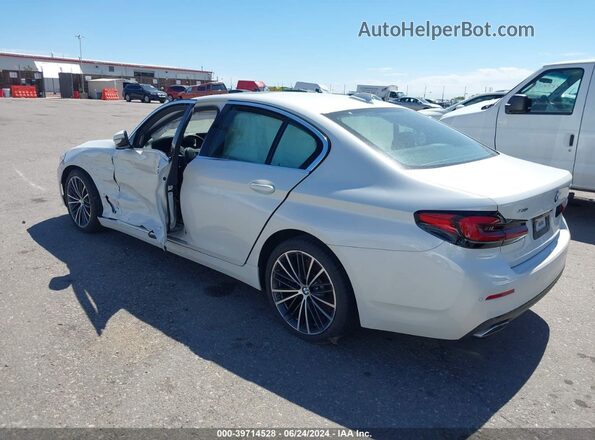 WBA13BJ00MCG44284 2021 BMW 5 SERIES White Tył lewy
