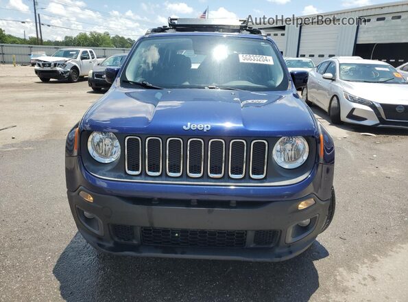 ZACCJBBB2HPF96352 2017 JEEP RENEGADE Синий Вид спереди