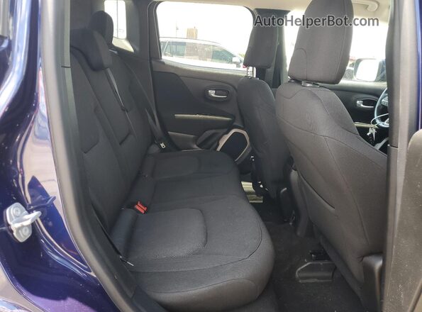 ZACCJBBB2HPF96352 2017 JEEP RENEGADE Синий Вид задних сидений
