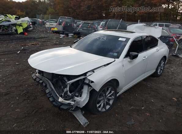 19UUB5F39MA000896 2021 ACURA TLX White Vista tres cuartos delantera izquierda