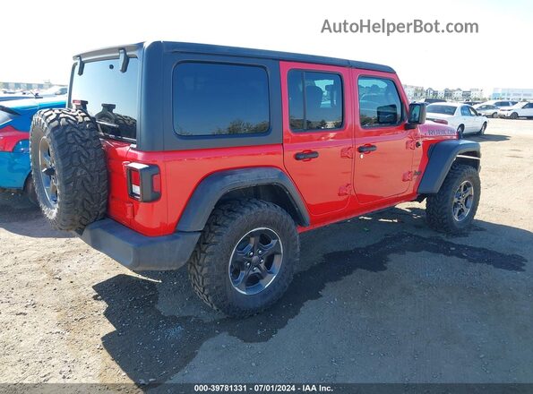 1C4HJXDN5MW775363 2021 JEEP WRANGLER UNLIMITED Красный Задняя правая четверть