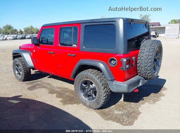 1C4HJXDN5MW775363 2021 JEEP WRANGLER UNLIMITED Красный Задняя левая четверть