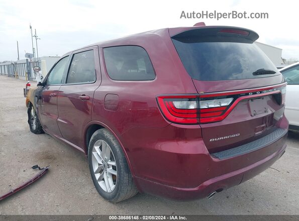 1C4SDHCT8MC659739 2021 DODGE DURANGO Красный Задняя левая четверть