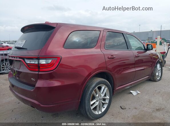 1C4SDHCT8MC659739 2021 DODGE DURANGO Красный Задняя правая четверть