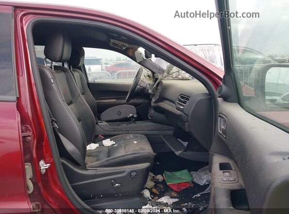1C4SDHCT8MC659739 2021 DODGE DURANGO Красный Вид салона спереди