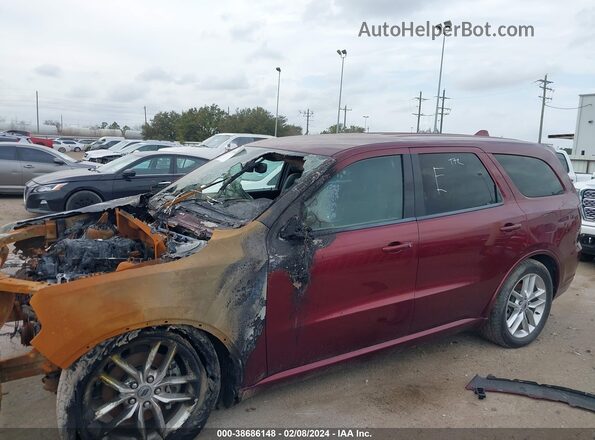 1C4SDHCT8MC659739 2021 DODGE DURANGO Красный Вид задней части салона