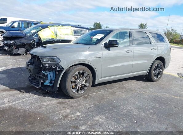 1C4SDJCT7NC220685 2022 DODGE DURANGO Gray Առջևի ձախ երեք քառորդ տեսարան