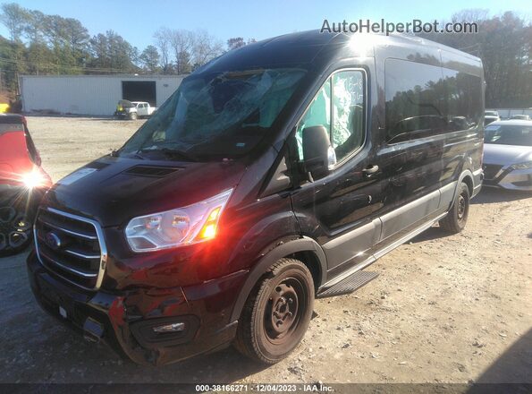 1FBAX2C88LKA14741 2020 FORD PASSENGER Black Front left