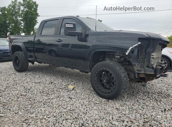 1GC4YLEY5LF196173 2020 CHEVROLET SILVERADO Black წინა მარჯვენა