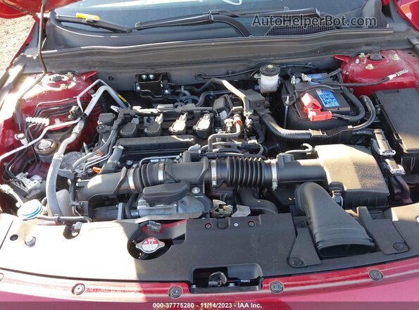 1HGCV1F4XMA003049 2021 HONDA ACCORD Red Vista trasera