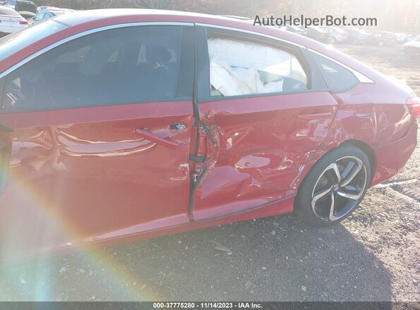 1HGCV1F4XMA003049 2021 HONDA ACCORD Red Vista frontal