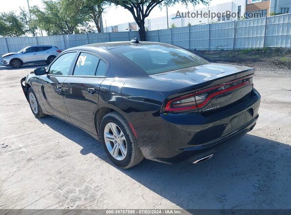2C3CDXBG1PH510856 2023 DODGE CHARGER Black Trasero izquierdo