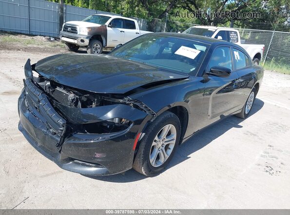 2C3CDXBG1PH510856 2023 DODGE CHARGER Black Vista tres cuartos delantera izquierda