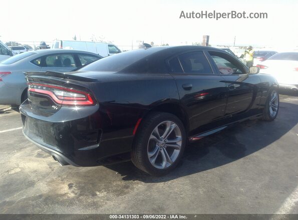 2C3CDXCT0LH199393 2020 DODGE CHARGER Black უკანა მარჯვენა