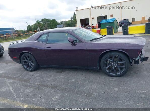 2C3CDZBT7NH233989 2022 DODGE CHALLENGER Purple Widok wnętrza 360 stopni