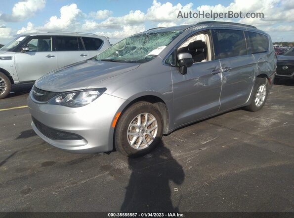 2C4RC1DG6MR506262 2021 CHRYSLER VOYAGER Silver წინა მარცხენა ხედი სამი მეოთხედიდან