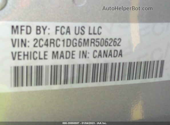 2C4RC1DG6MR506262 2021 CHRYSLER VOYAGER Silver ძრავის განყოფილების ხედი
