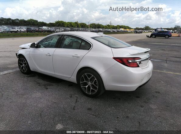 2G4GL5EX5H9150837 2017 BUICK REGAL White Trasero izquierdo