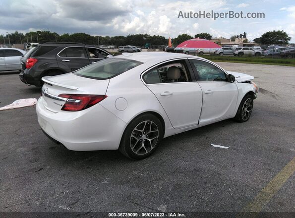 2G4GL5EX5H9150837 2017 BUICK REGAL White Trasero derecho