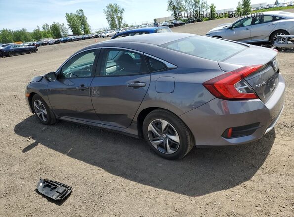 2HGFC2F58LH029618 2020 HONDA CIVIC Charcoal Tył lewy