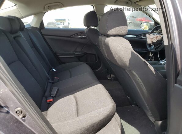 2HGFC2F58LH029618 2020 HONDA CIVIC Charcoal Widok tylnych siedzeń