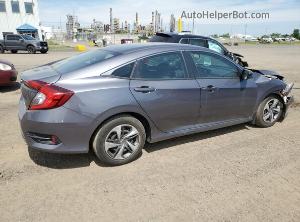 2HGFC2F58LH029618 2020 HONDA CIVIC Charcoal Tył prawy