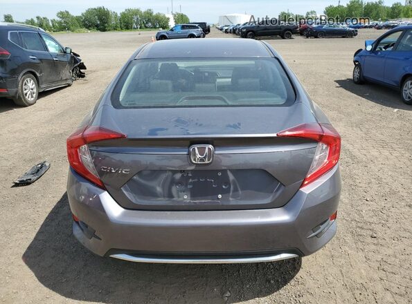 2HGFC2F58LH029618 2020 HONDA CIVIC Charcoal Widok z tyłu