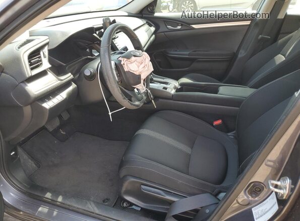 2HGFC2F58LH029618 2020 HONDA CIVIC Charcoal Widok wnętrza z przodu