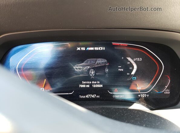 5UXJU4C02M9E97812 2021 BMW X5 Black 