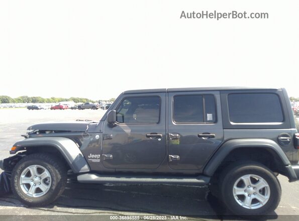 1C4HJXDGXJW227162 2018 JEEP WRANGLER UNLIMITED Gray Սալոնի 360 աստիճան տեսք
