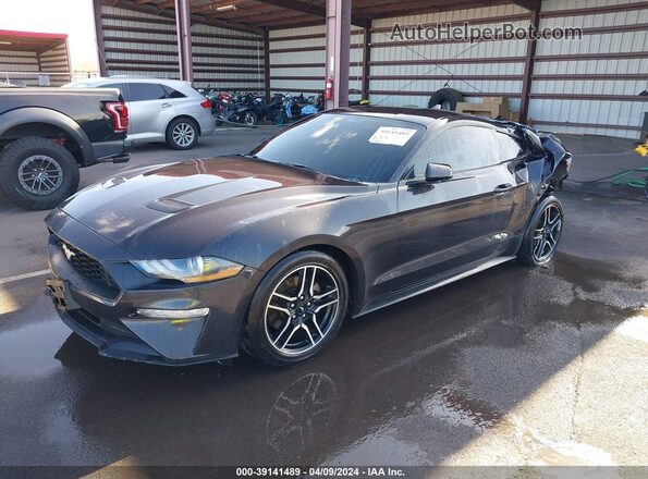 1FA6P8TH4N5146519 2022 FORD MUSTANG Черный Передняя левая четверть
