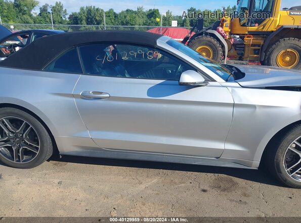 1FATP8UH0K5161466 2019 FORD MUSTANG Silver Սալոնի 360 աստիճան տեսք